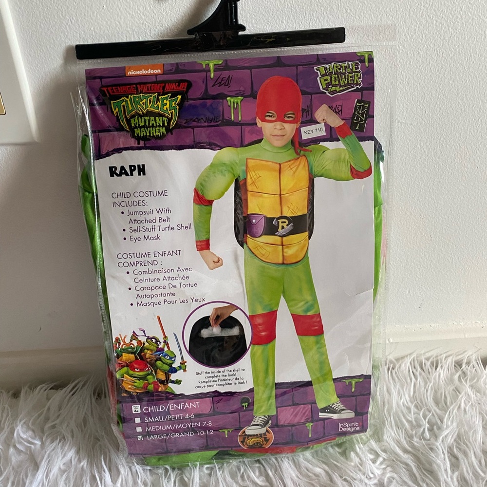Teenage Mutant Ninja Turtles Raphael Kids Costume - Green and Red